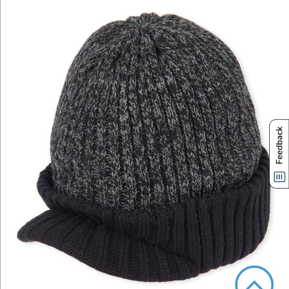 *Boys Brim Beenie GRAY*